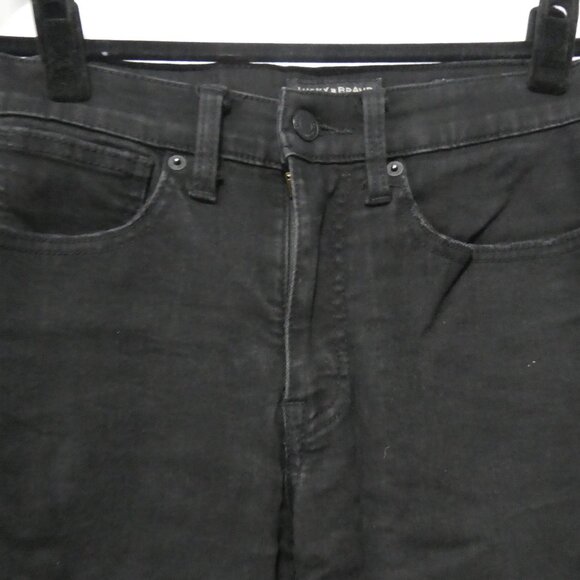 LUCKY BRAND - High Rise - Skinny - Bridgette | 4/27A | Black Denim Jeans - Picture 4 of 16